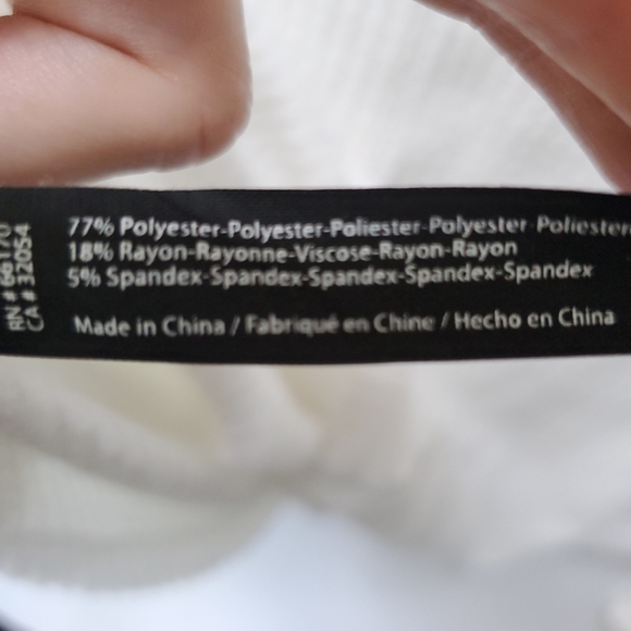 OUT FROM UNDER White thermal Button down SzS EUC! - Picture 7 of 9